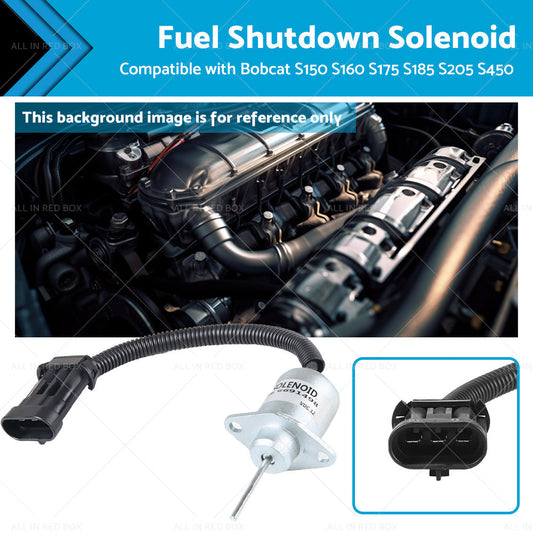 Fuel Shut Off Solenoid Valve Shutdown 6691498 1G925-60011 Suitable for Bobcat-0