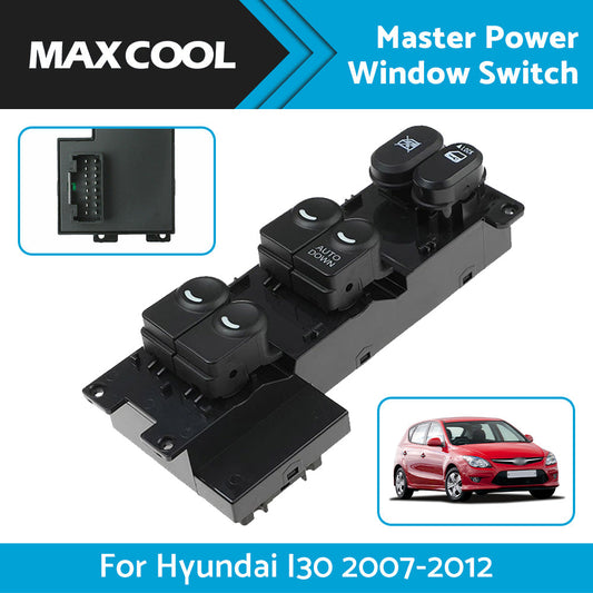 Master Power Window Switch Control Fit For Hyundai I30 FD 2007-2012 93570-2L910-0