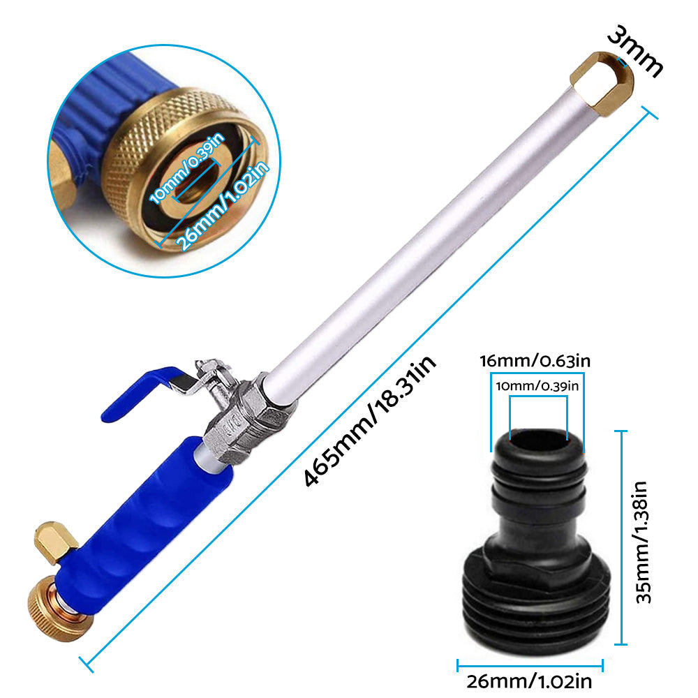 Hydro Jet High Pressure Power Washer Water Spray Gun Nozzle Wand House Cleaner-3