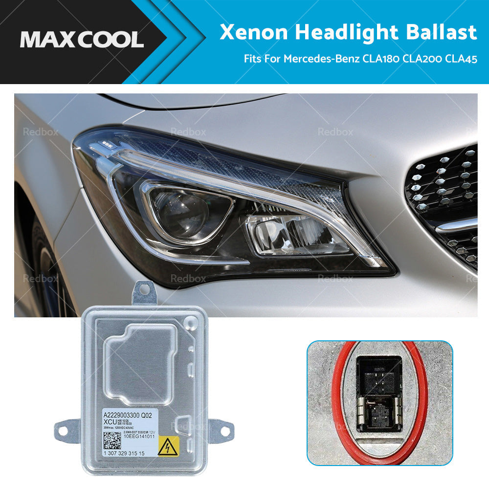 Xenon HID Headlight Control Ballast Module For Mercedes CLA GLA A2229003300 Q02-0