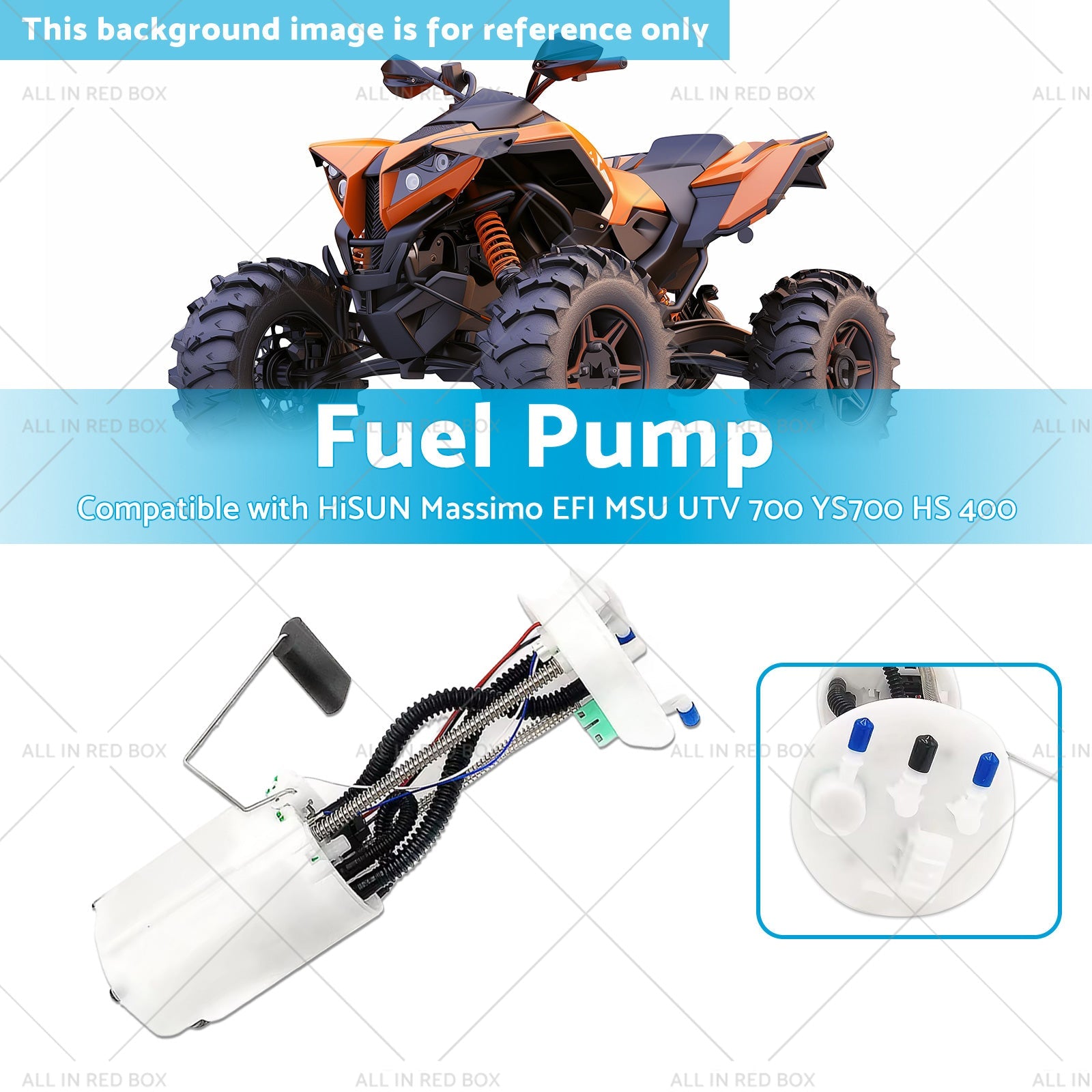 Fuel Pump Suitablefor HiSUN Massimo EFI MSU UTV 700 YS700 HS 400 800 UTV 500 MSU-2