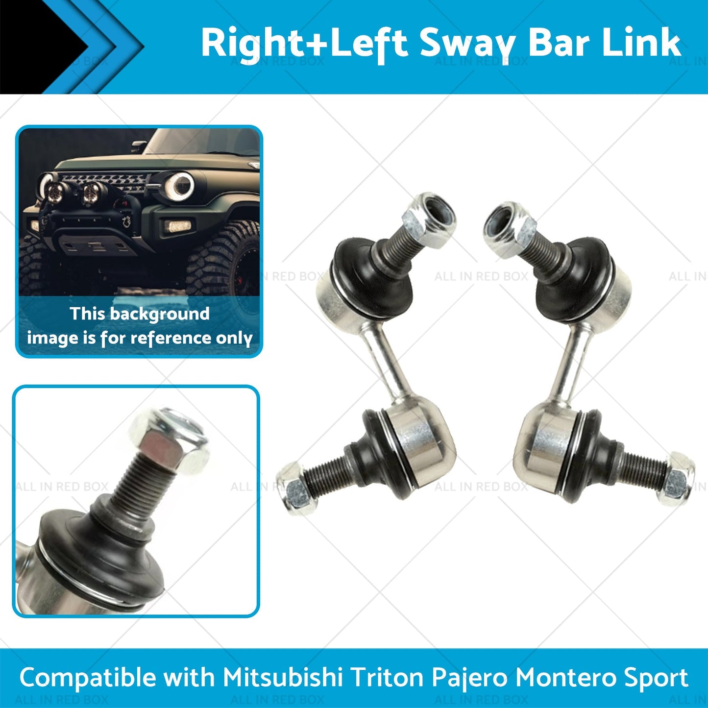 LeftRight Sway Bar Link Suitable for Mitsubishi Triton L200 2WD 4WD 06-15 2x-2