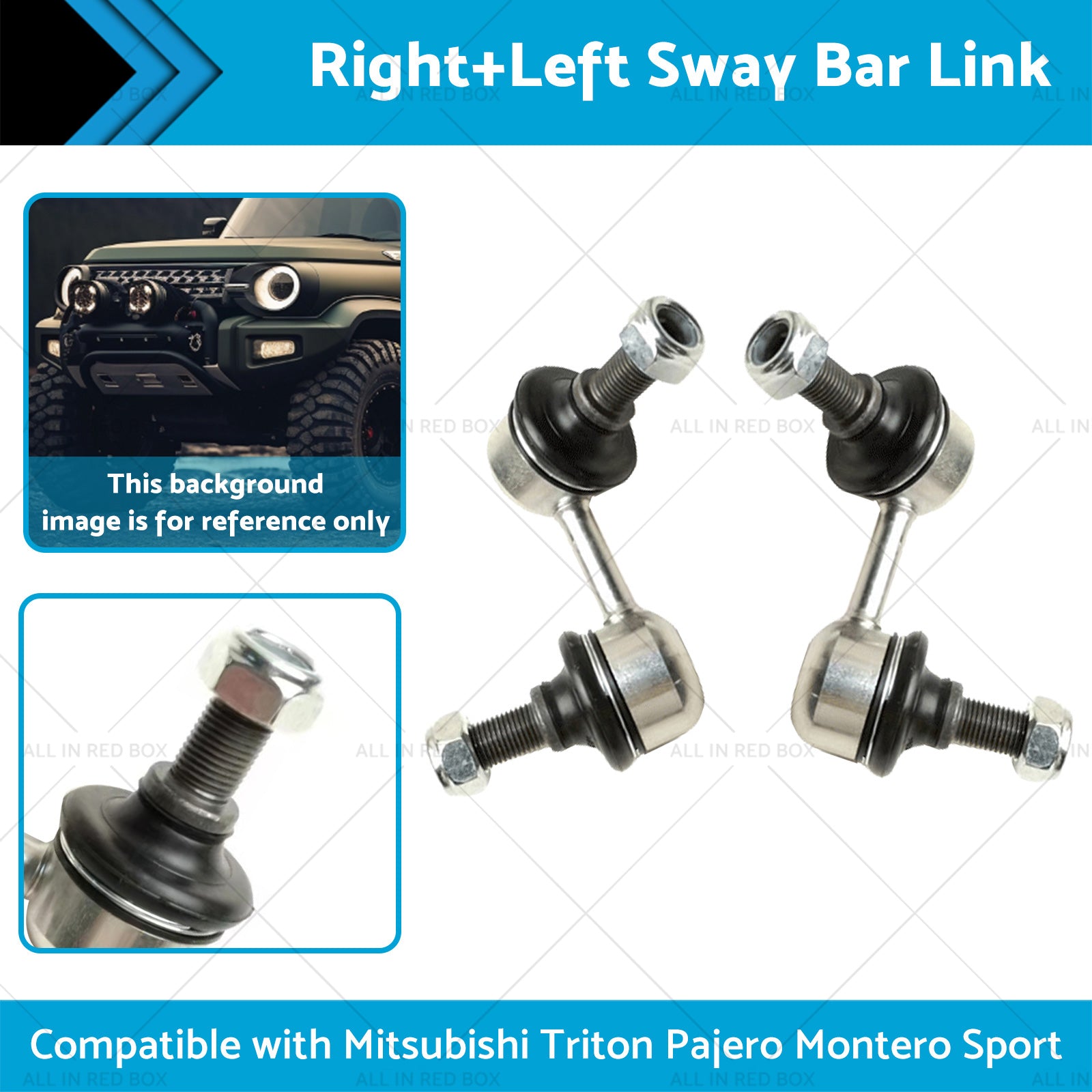LeftRight Sway Bar Link Suitable for Mitsubishi Triton L200 2WD 4WD 06-15 2x-2