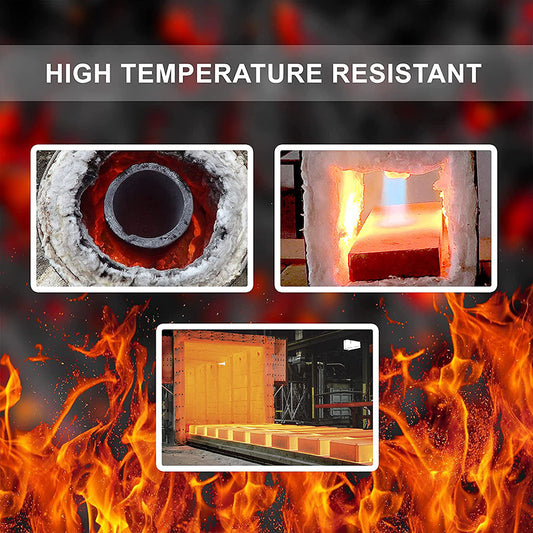 Ceramic Fiber Blanket High Temperature Thermal Fireproof Insulation Mat 0. 61M*1M-0