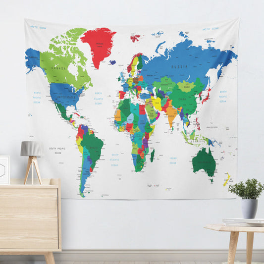MAP OF THE WORLD LAMINATED LARGE POSTER 130*150CM / 200*150CM FLAGS WALL PRINT-0