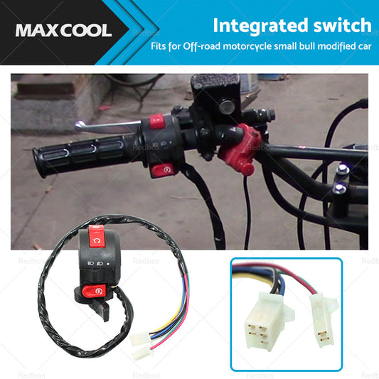 7 Wire Kill Start Light Switch Button Housing 110cc 125cc PIT Quad Dirt Bike ATV-0