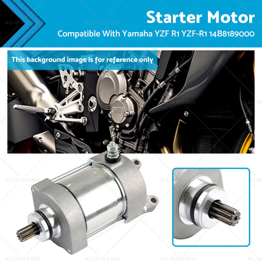 Starter Motor Suitable For Yamaha YZF R1 YZF-R1 2009 - 2014 14B8189000-0