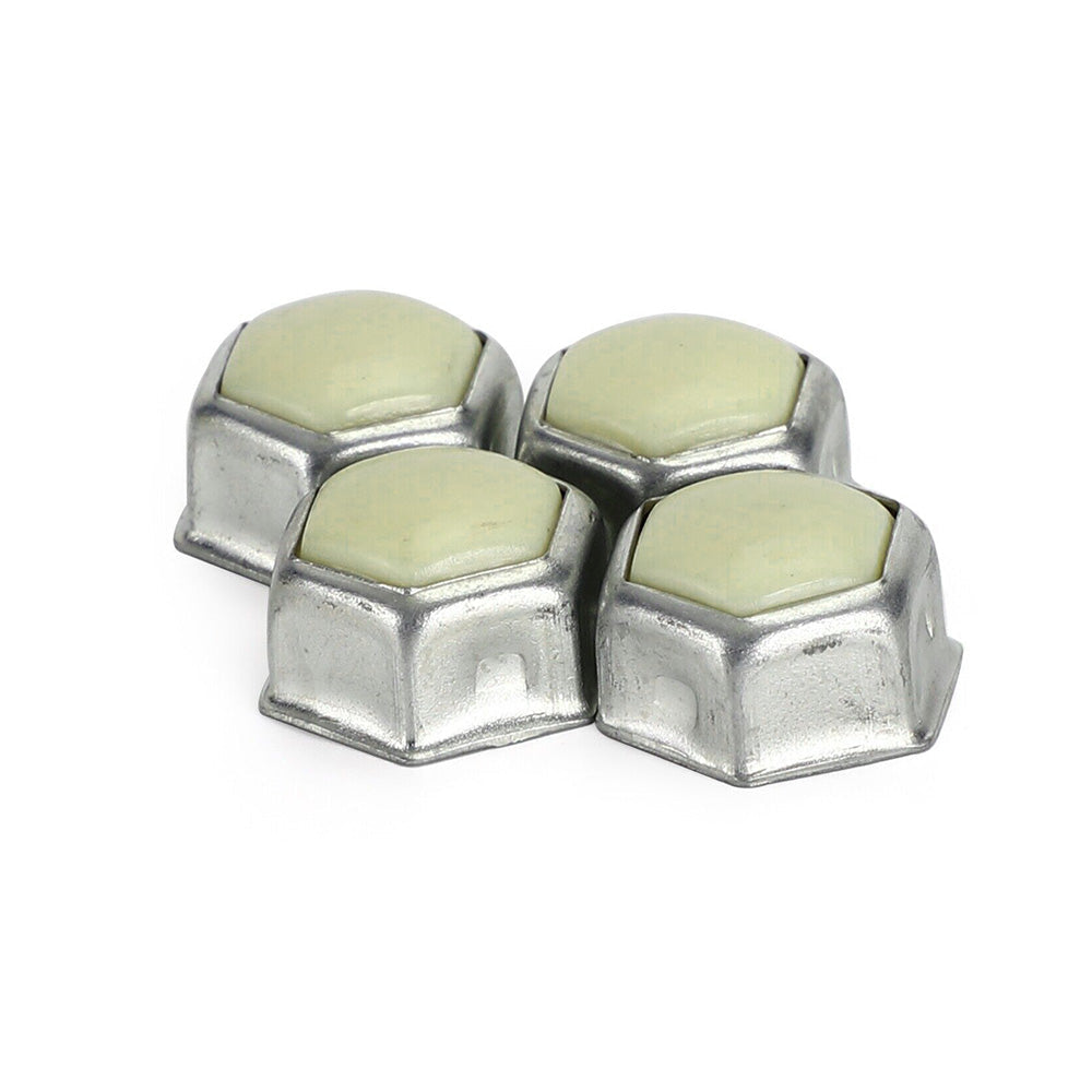 Set Of 4 Steering Lock Stop Bolt Caps With Nuts Suitable For Nissan Navara D22 4WD-4