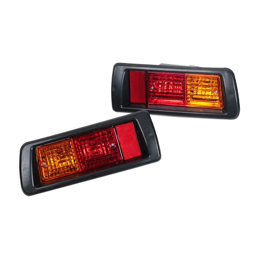 2x Rear Bumper Reflector Lamps Suitable For Toyota Land Cruiser Prado J90 / J95 LR-2