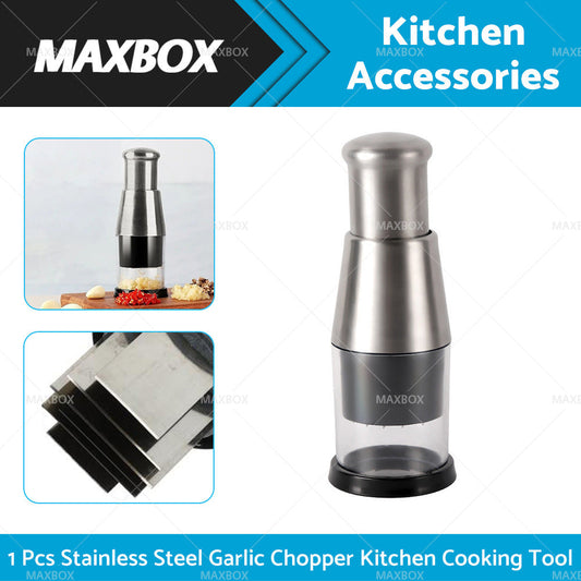 Pressed Garlic Chopper Stainless steel 304 Garlic Masher Minced Garlic Crusher-0