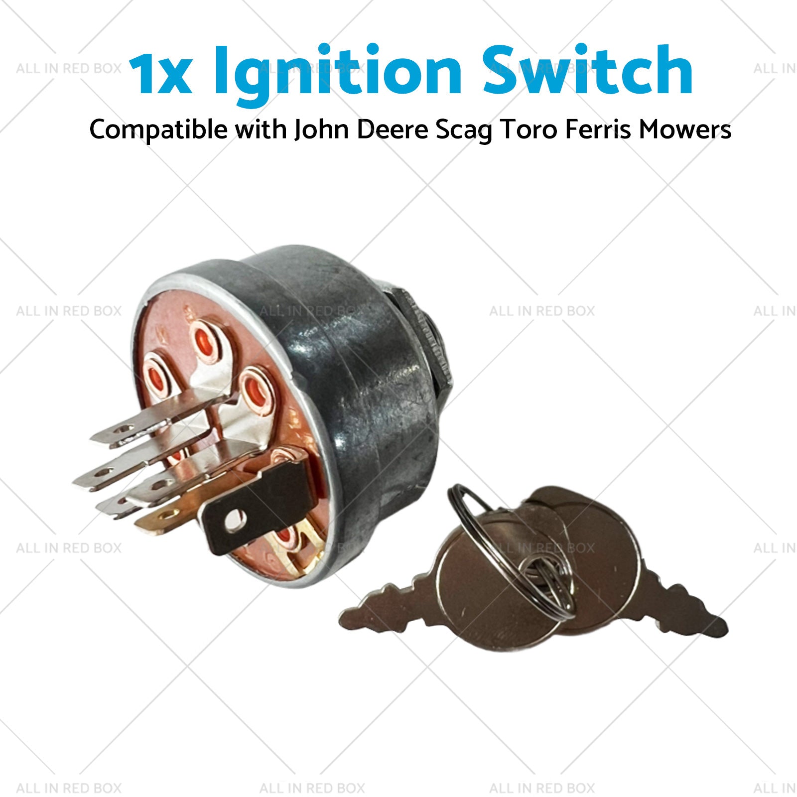 Ignition Switch 6Pin for John Toro Ferris Deere Scag Mowers 692318 493625 1396-4