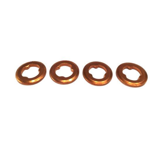 4x Diesel Copper Injector Washers Suitable For Ford PJ / PK Ranger WE0113H51-0