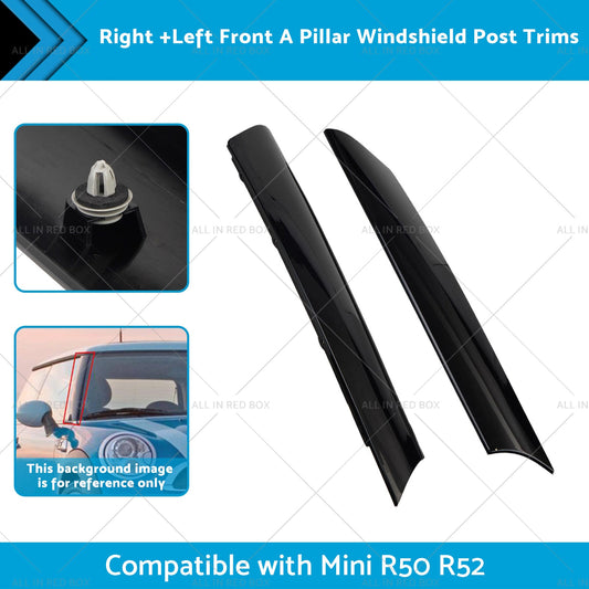 LeftRight Windshield A Pillar Post Trim Molding Suitable for Mini Cooper 02-08-1