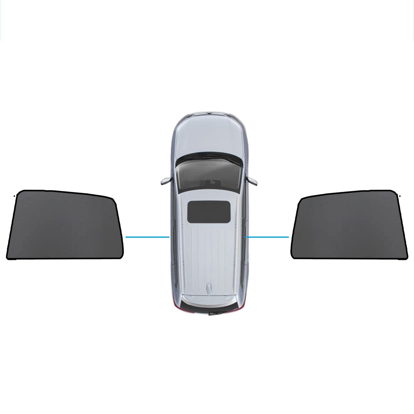 Car Window Sun Shades Magnetic Mesh Sun Blind Suitable for BMW X3 F97 2017-On-2