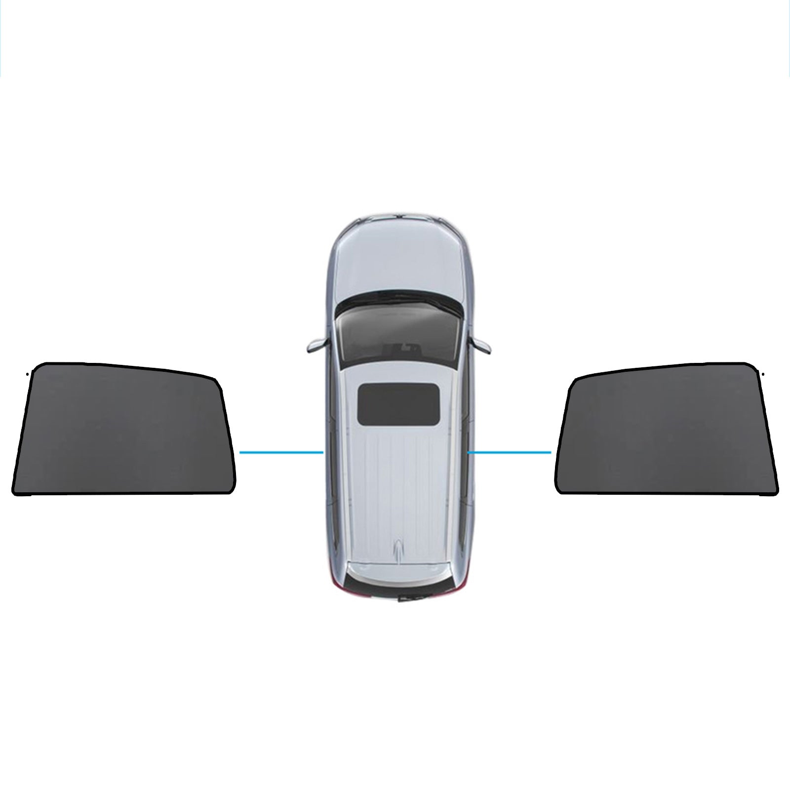 Car Window Sun Shades Magnetic Mesh Sun Blind Suitable for BMW X3 F97 2017-On-2