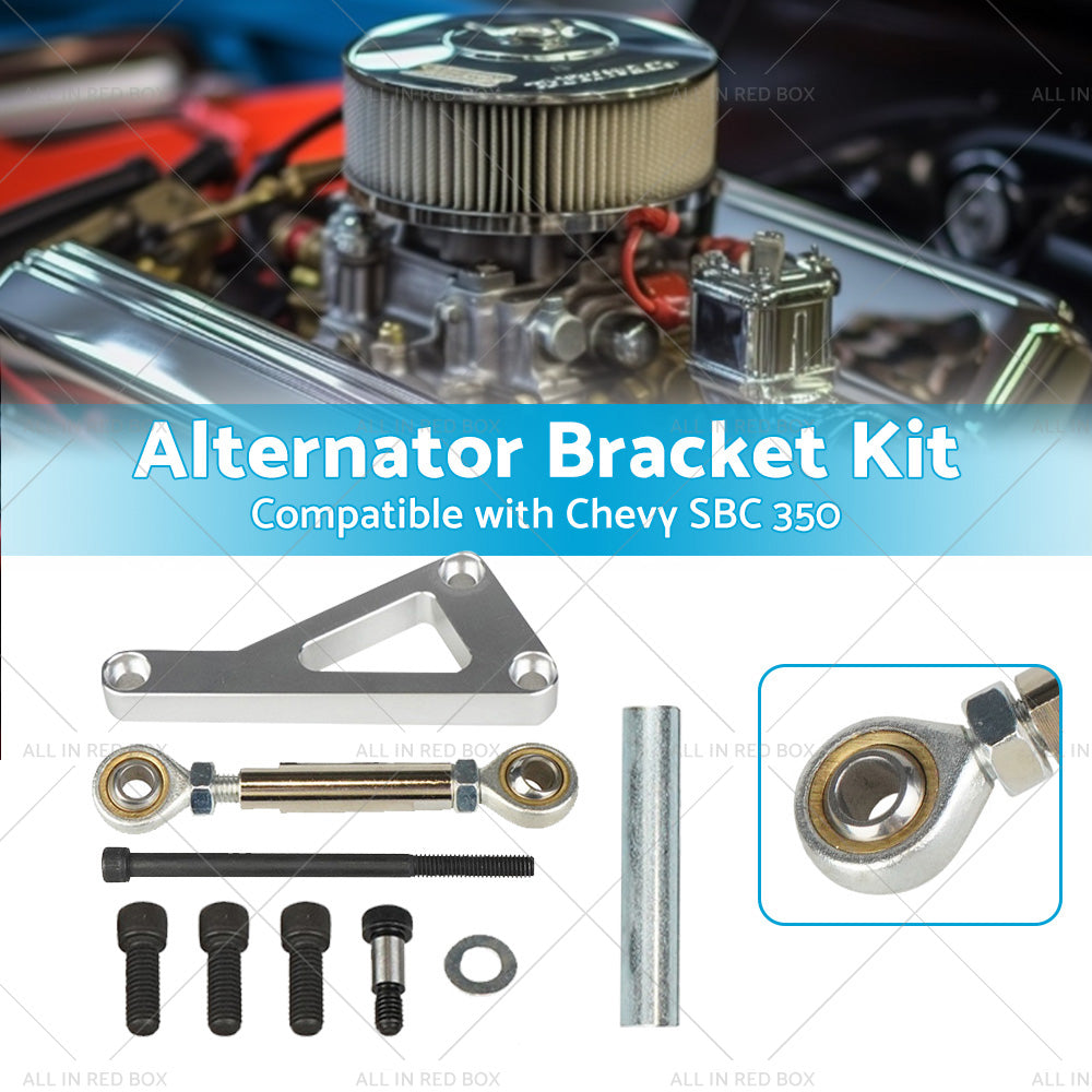 Small Block Alternator bracket Long Water Pump Suitable for Chevy SBC LWP 350-2