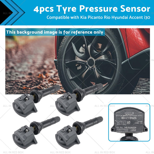 4X Suitable for Kia Sorento Hyundai i30 TPMS Tyre Pressure Sensors 52940-L1100-0