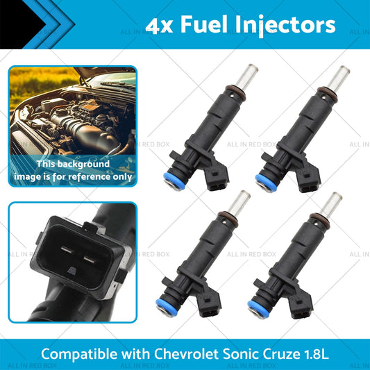 55570284 2173433 4x Fuel Injectors Suitable for Chevrolet Sonic Cruze 1. 8L 11-16-1