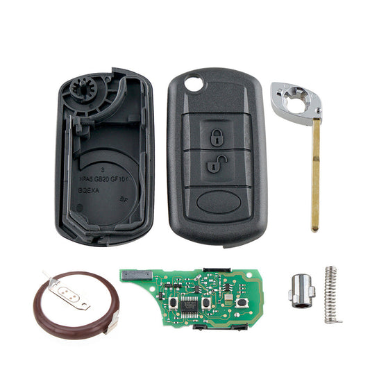Complete Remote Key Suitable For Land Rover Discovery 3 Sport Flip Key Keyless Entry-1