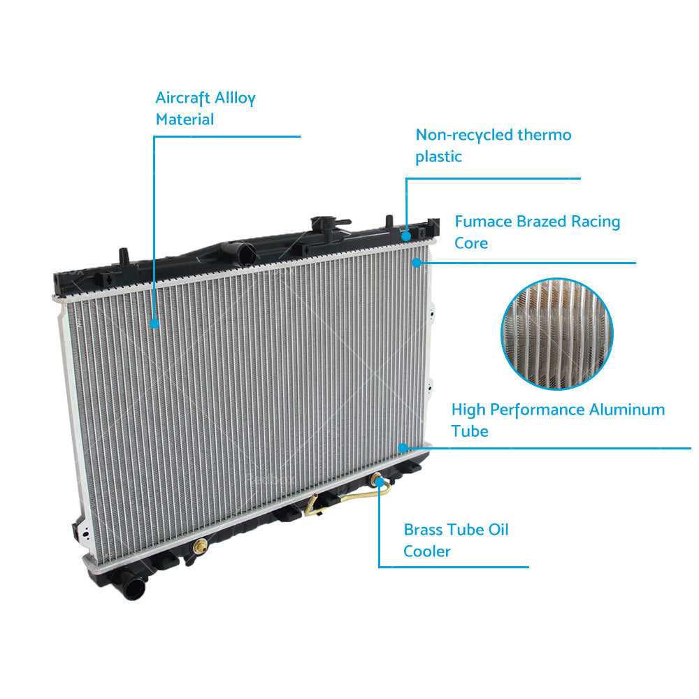 RADIATOR RAD fit KIA CERATO LD 2. 0 4CYL  G4GC 2004-2009 AUTO  and  MANUAL PETROL-2