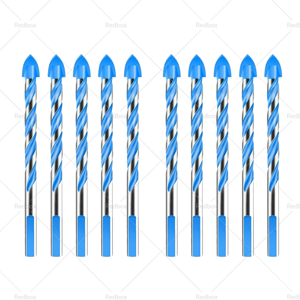 10PCS 6mm Tungsten Carbide Drill Bit Set For Porcelain Tile Concrete Brick Glass-4