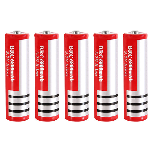2x / 5x 3.7V 6800mAh Li-ion Rechargeable Battery-0