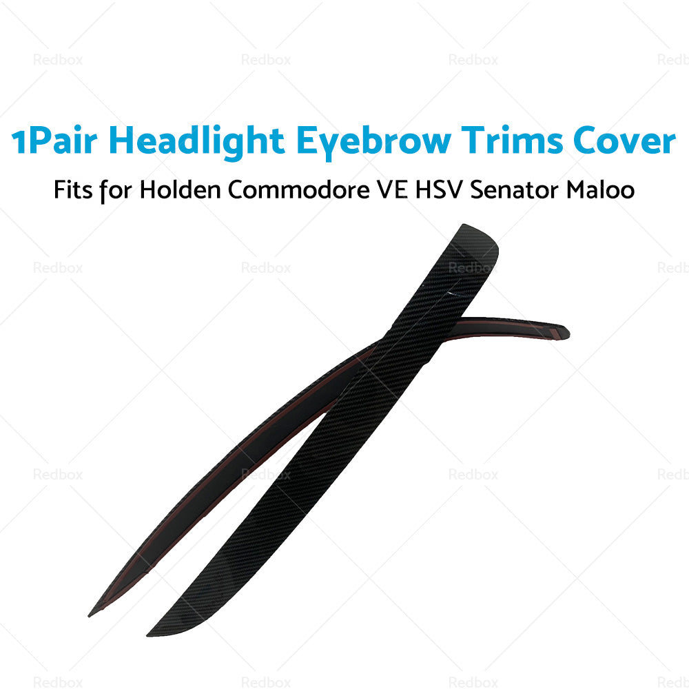 Carbon Fiber Head Light Eyelids Eyebrows Lid For Holden VE Commodore SS SSV SV6-3