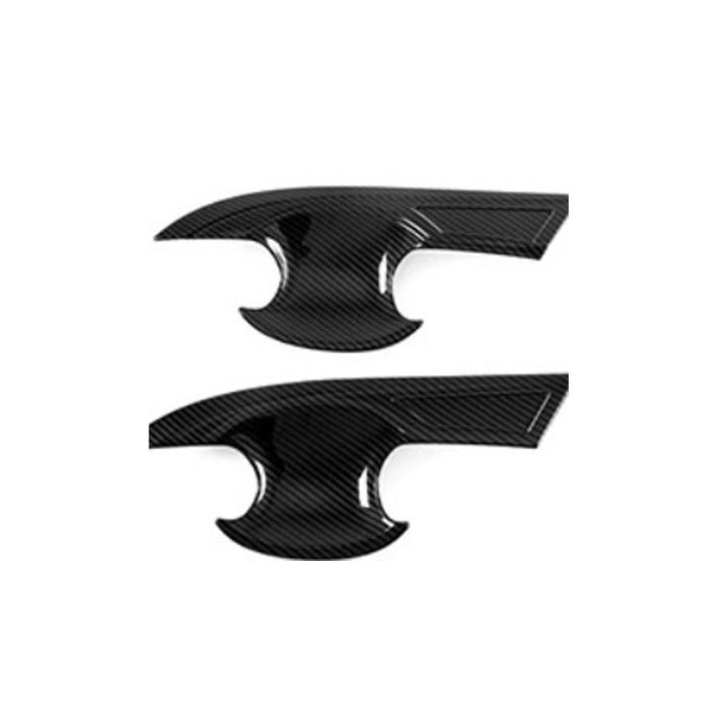 Carbon Fiber Exterior Door Handle Bowl Cover Trim Suitable For Isuzu D-Max / Dmax 2021-2022-3