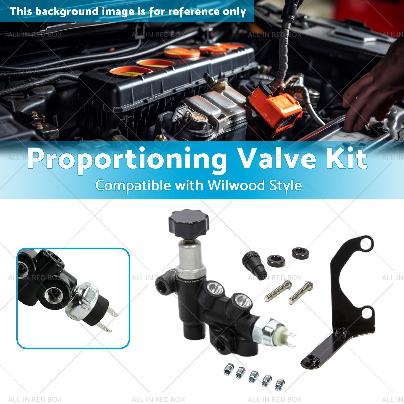 26013190 Universal Adjustable Knob Proportioning Valve Suitablefor Wilwood Style-2