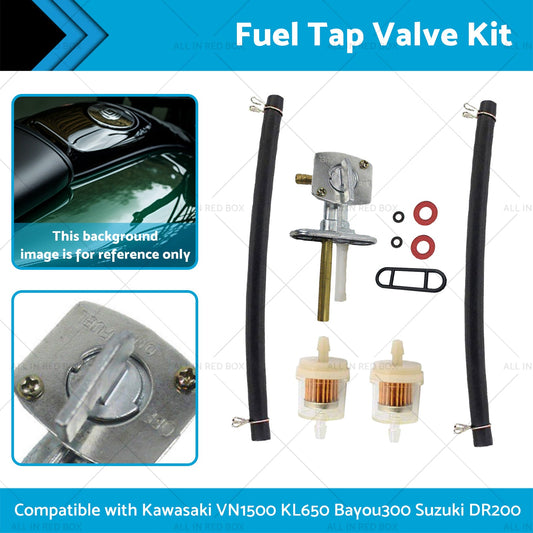 5 16'' Fuel Valve Switch Petcock For Kawasaki VN1500 KL650 Bayou300 Suzuki DR200-1