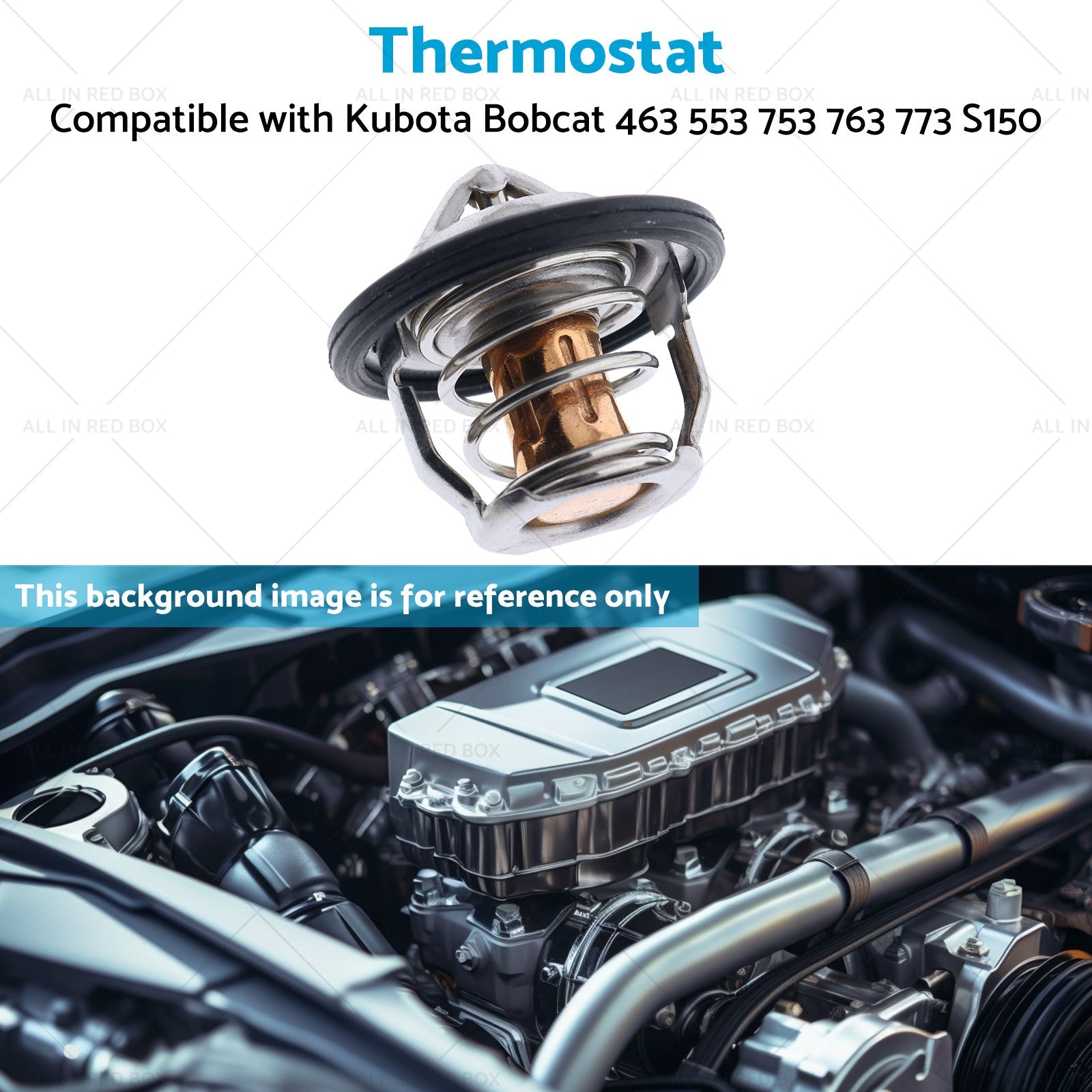 3918235 6653948 Thermostat Suitable for Kubota Bobcat 463 553 753 763 773 S150-4