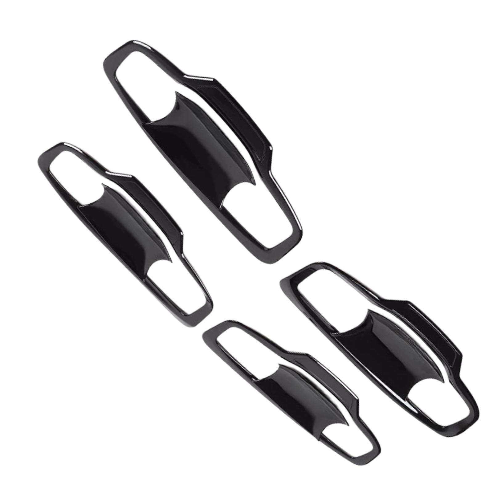 Door Handle Bowl Cover Trim Gloss Black Suitable For Mitsubishi Triton MV 2024+-2