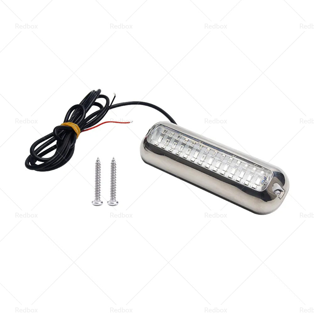 42LED Boat Light Underwater Marine Transom Lights 316 Stainless Steel Pontoon-3