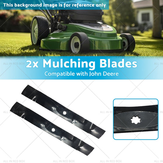 AM141033 GX22151 2x 42 inch  Mulching Blades Suitable for John Deere LA115 LA120 D100-1