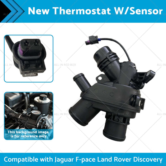 New Thermostat W or Sensor Suitable for Jaguar F-pace Land Rover Discovery 17-20-1