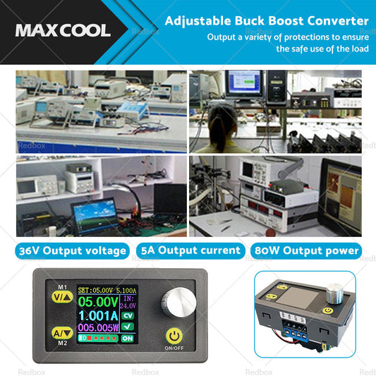 DC 36V 5A 80W Adjustable Regulated Power Supply Buck Boost Converter DC CNC AU-0