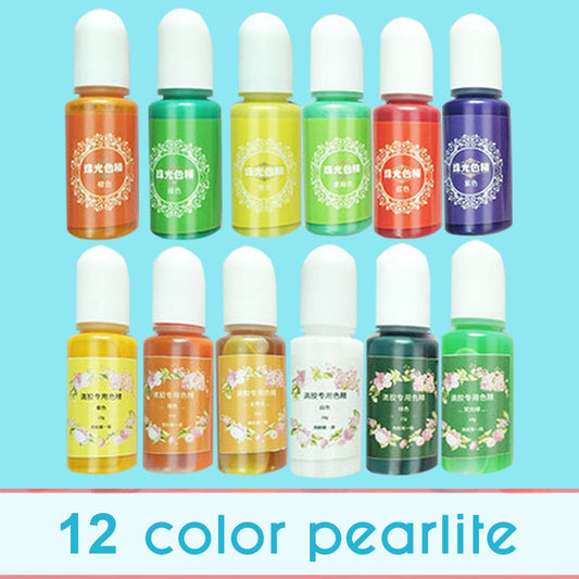 Pigment Glitter Ink Pearl Powder Pellet Epoxy Resin Colour Coating Craft Art DIY-1