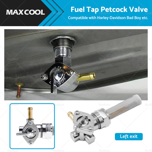 22mm Fuel Tap Petcock Valve Left Outlet Suitable For Bad Boy Blackline-0
