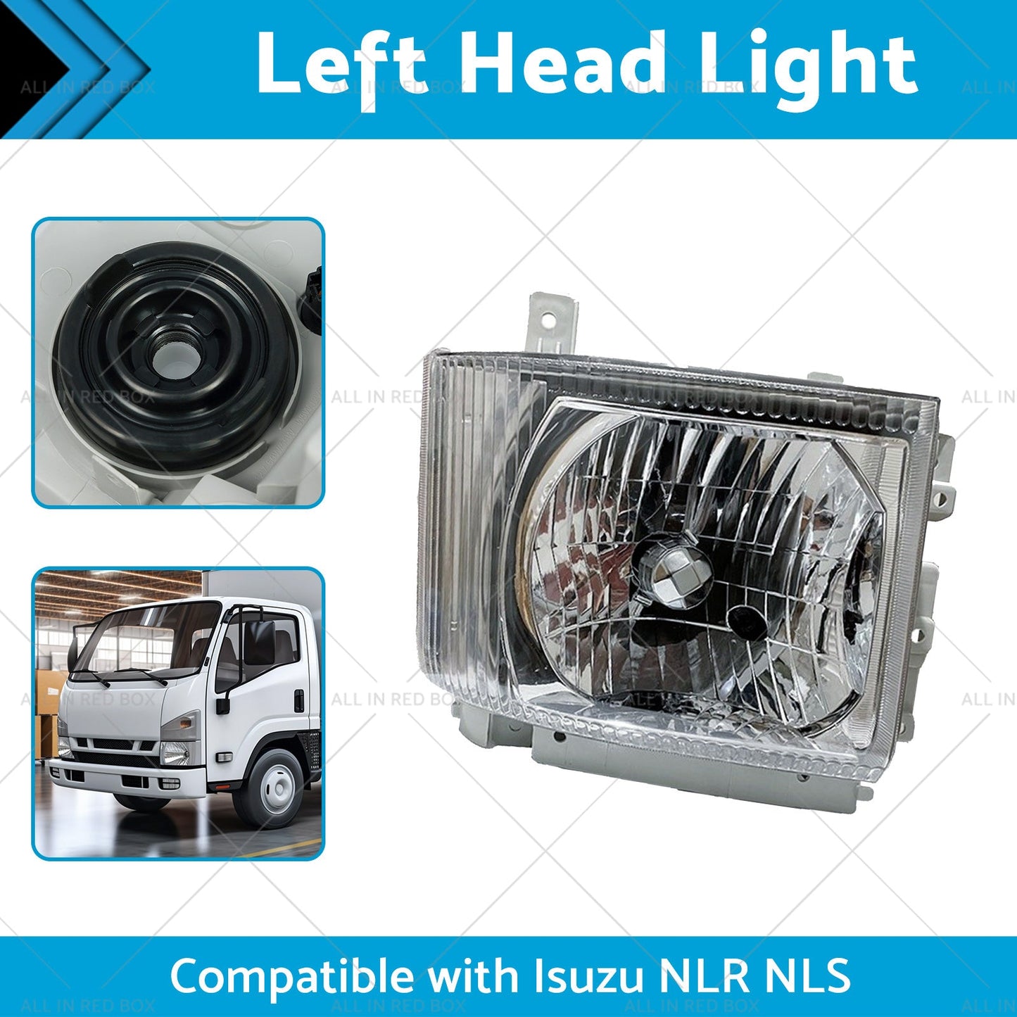LH Head Light Lamp Suitable for Isuzu NLR NLS NNR NPR NPS Truck 08-On-1