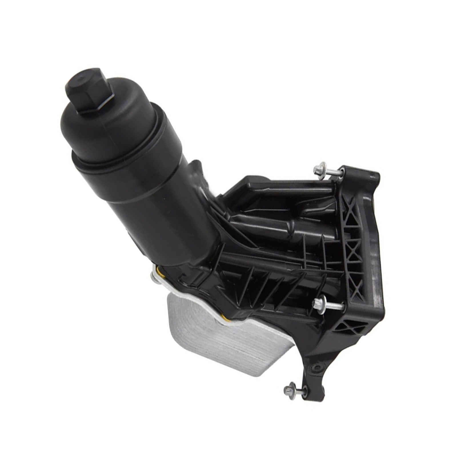 Black Engine Oil Cooler Filter Housing Suitable For BMW F20 / F22 / F30 / G30 / G32-2
