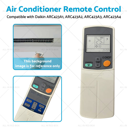 Air Conditioner Remote Control Suitable for Daikin ARC417A3 ARC417A14 ARC417A15-1