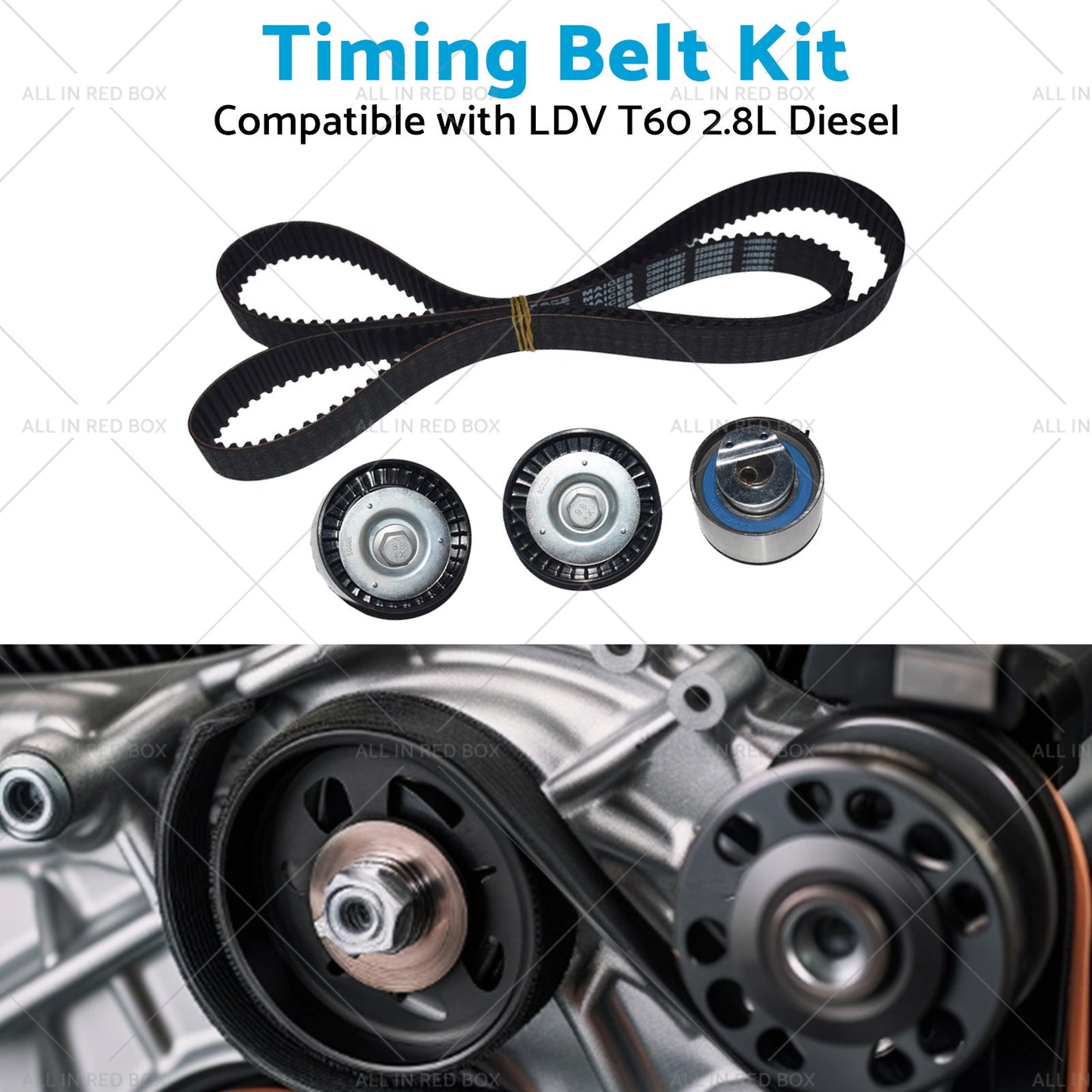 Timing Belt Kit Suitable For LDV T60 2. 8 Diesel 2017-ON?Heavy Duty-4