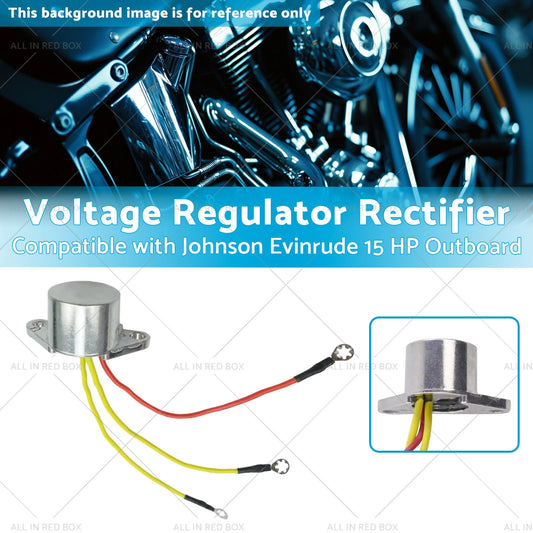 Voltage Regulator Rectifier 3 Wire Suitable for Johnson Evinrude 15 HP Outboard-1