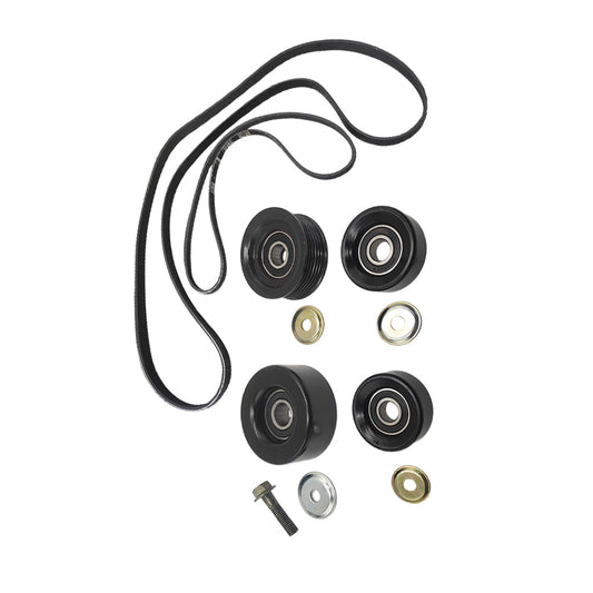 Belt Idler & Pulley Kit Suitable For Holden Commodore VT VX VU VY VZ V8 LS1 LS2 GEN3 5.7 6.0L-1