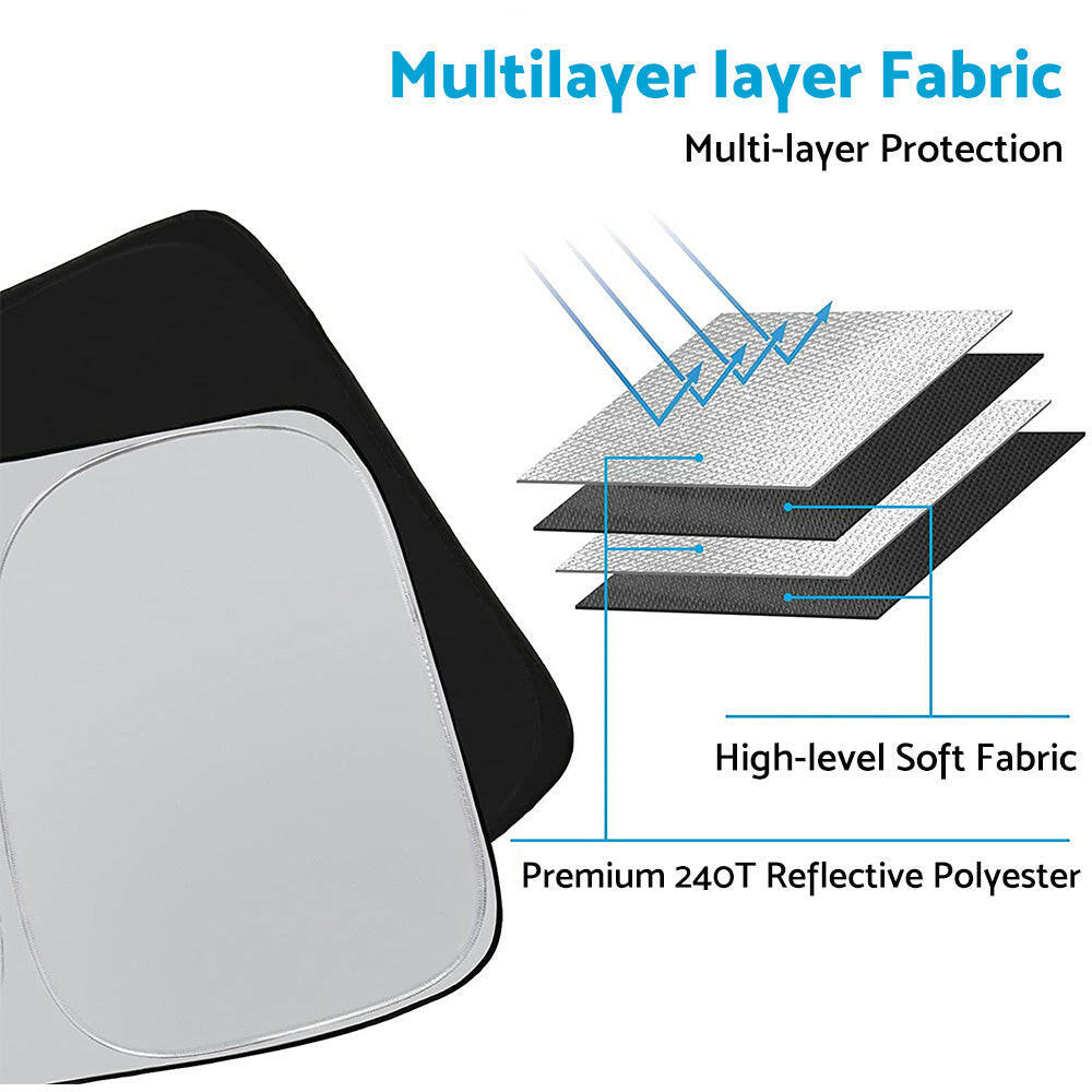 Wind Screen Sun Shade UV Block Foldable Suitable For Honda CR-V 2017-2023-2