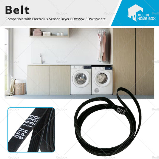 Dryer Drum Belt Suitable for Electrolux Sensor EDV5552 EDV6552 EDV5051 EDV6051-0