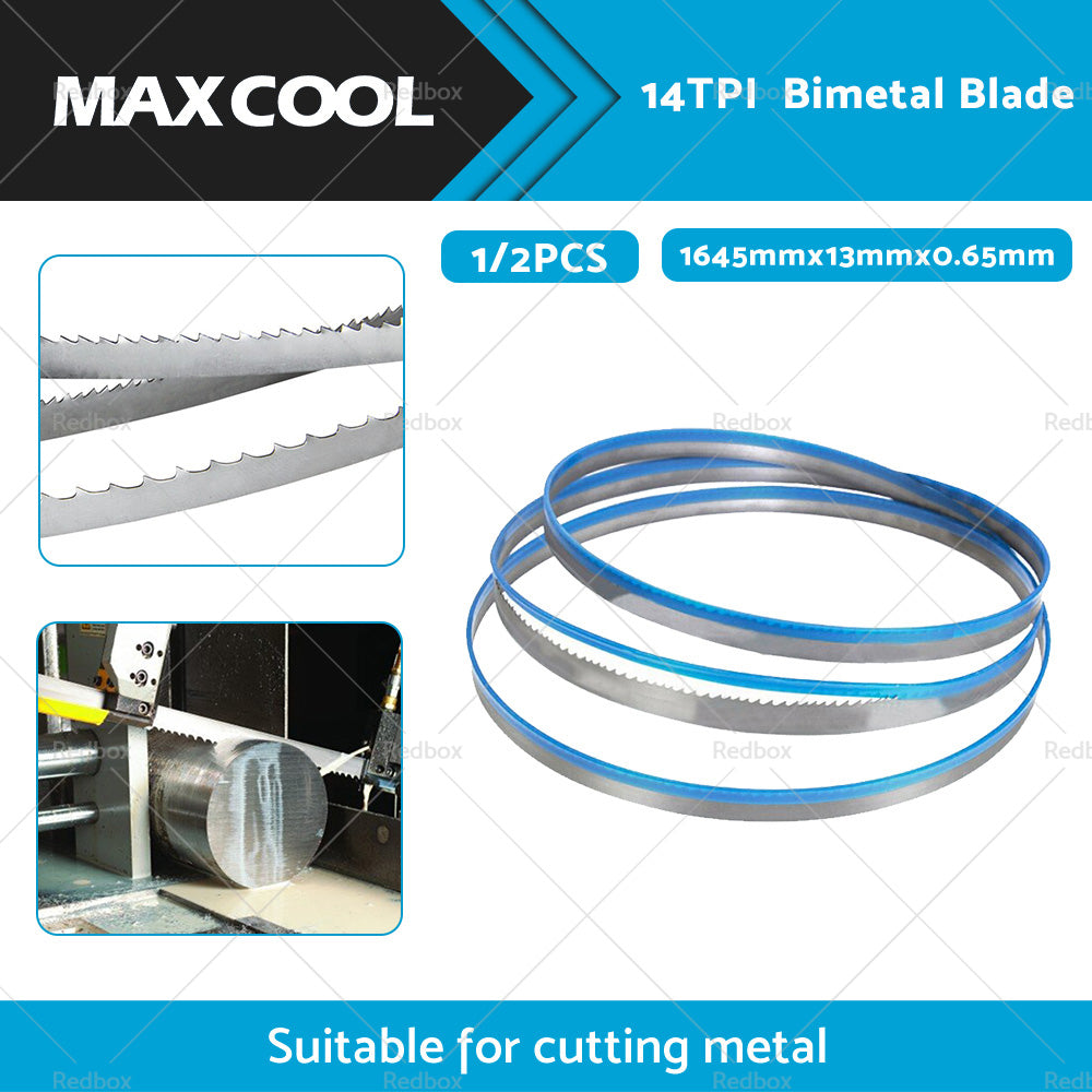 Suitable For SABER METAL CUT BAND SAW MCB115S2 BI METAL M42 BLADE 1645mm 14TPI-1