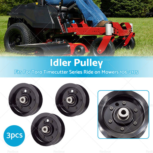 3x Idler Pulley For Toro Timecutter Series  Z4200闁规灚鍨瑰畷鐬5000 Ride on Mowers 106-2175-1