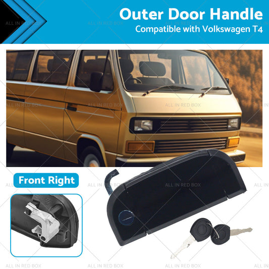 Front Right Outer Door Handle with Keys Suitable for VW T4 1990-2003 701837206-0
