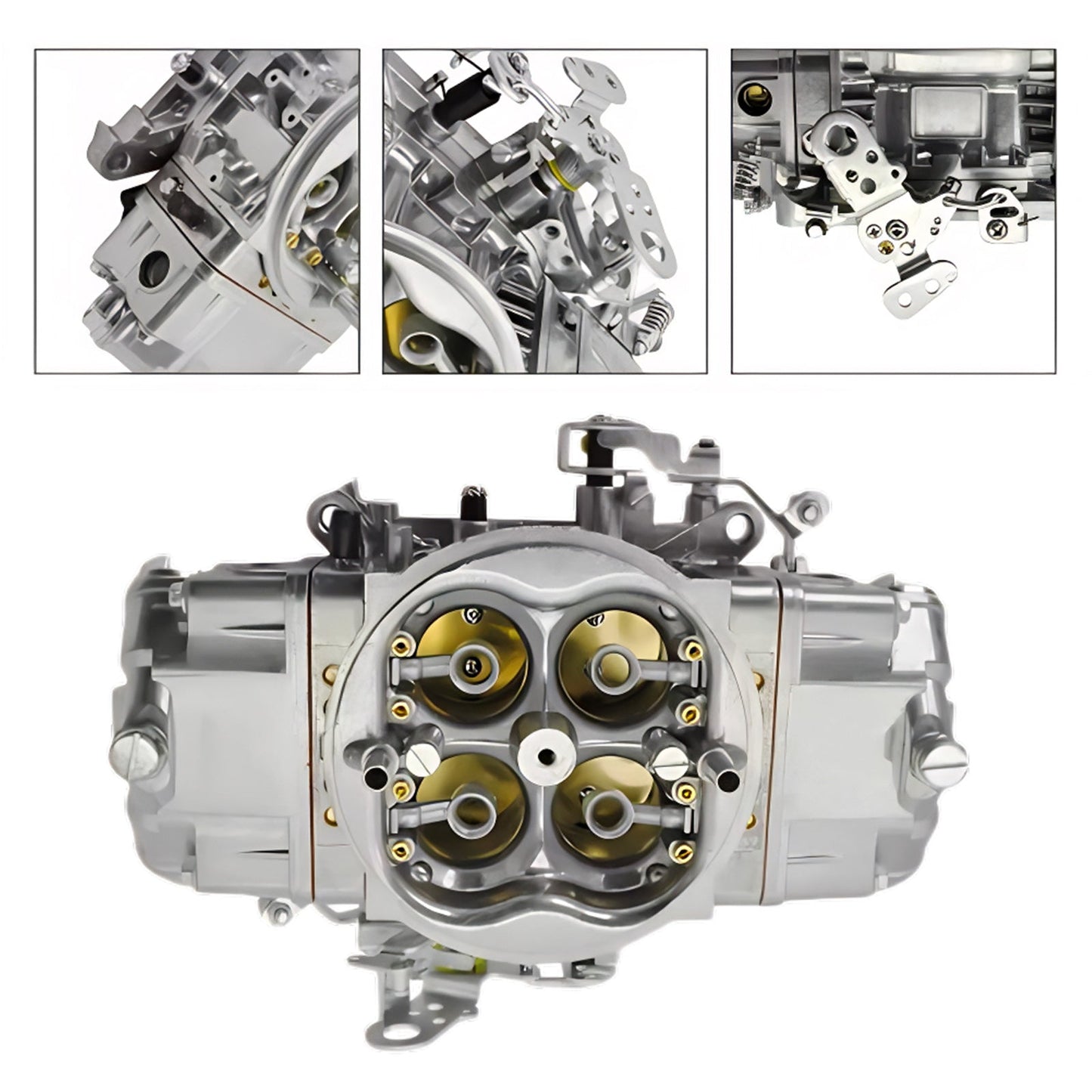 Carburetor Suitable for 4 Barrel Double Pumper Race Carburetor 650 CFM BR-67199-3